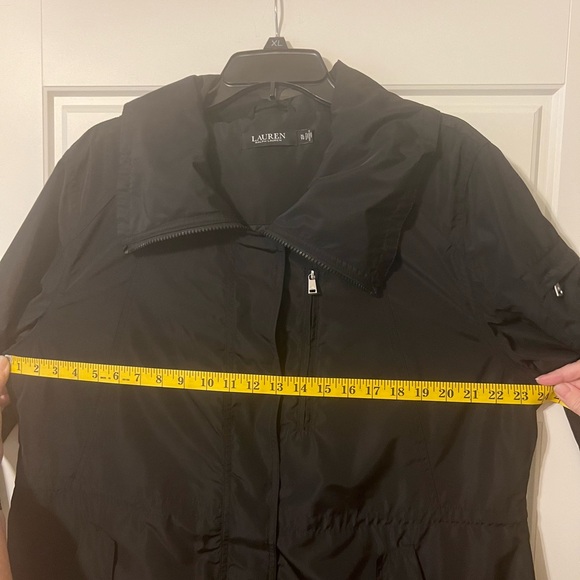 Ralph Lauren Black Womens Raincoat/Winbreaker XL - Picture 4 of 6